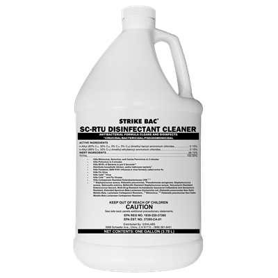 Strike Bac® RTU Disinfectant Cleaner Qts
