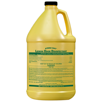 Strike Bac Lemon Odor Disinfectant 4gal/