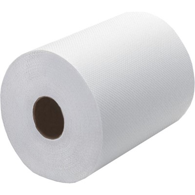 White Hardwound Roll Towel, 800' 6/cs