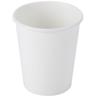 8oz White Paper Cup, Uncoated-Untreated