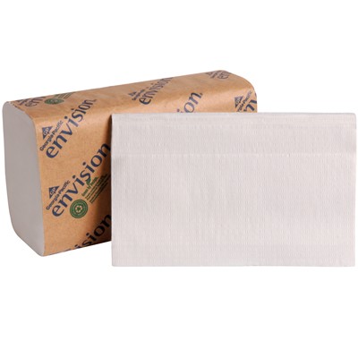 Towel S-Fold Envision White 250/16