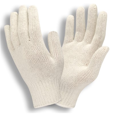 Cotton/Poly String Knit Gloves - Small