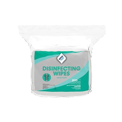 WipesPlus 800ct 8" x 6" Disinfecting Sur