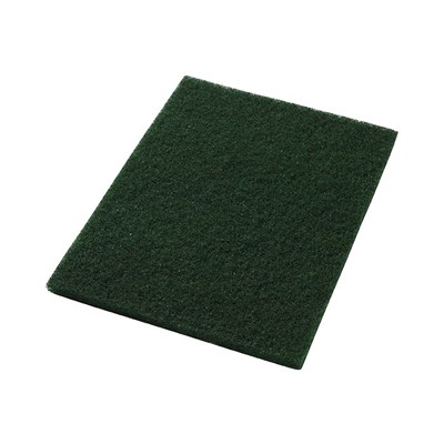 14" x 20" Rectangular Green Scrub Floor