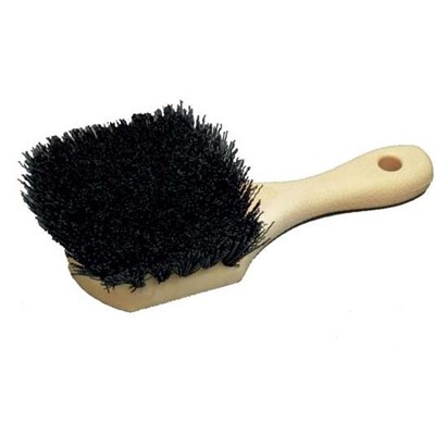9" Brush, black polypropylene