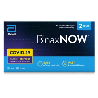 BinaxNOW COVID 19 Antigen Test