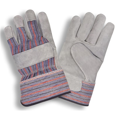 Premium Shoulder Leather Work Gloves, Ru