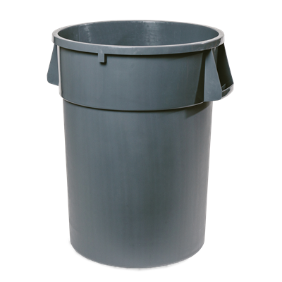 32 Gallon Standard Trash Can, EA