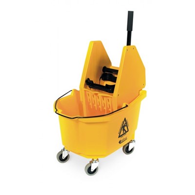 44 Quart Mop Bucket With Casters, Yellow