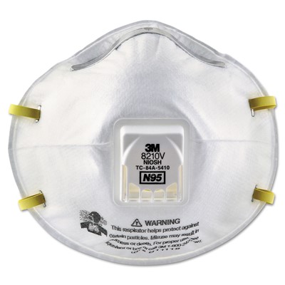 3M N95 Valved Disposable Particulate Res