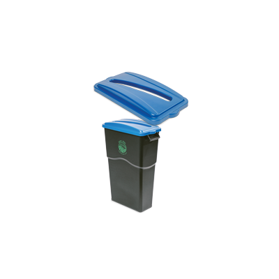 Slim Mo Paper Recycling Lid, Blue