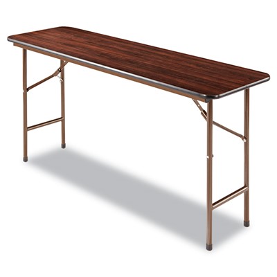 Wood Folding Table, Rectangular, 60w x 1