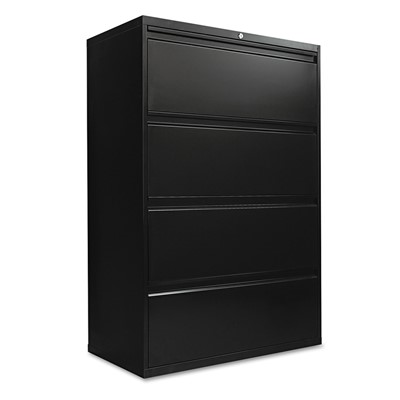 Four-Drawer Lateral File Cabinet, 36w x 