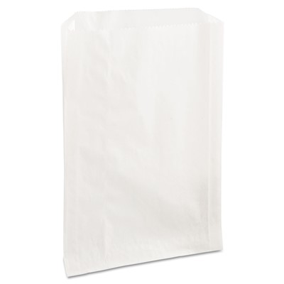 Grease-Resistant Single-Serve Bags, 6.5"