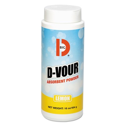 D-Vour Absorbent Powder, Canister, Lemon