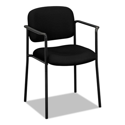 VL616 Stacking Guest Chair with Arms, Bl