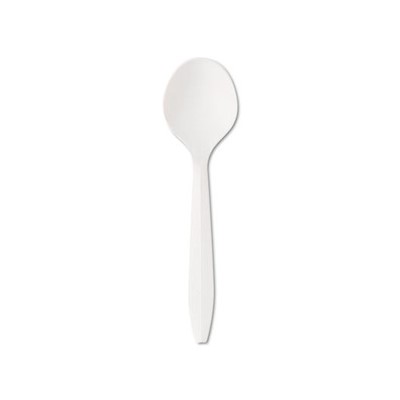 White Poly Soup Spoon 1000/cs