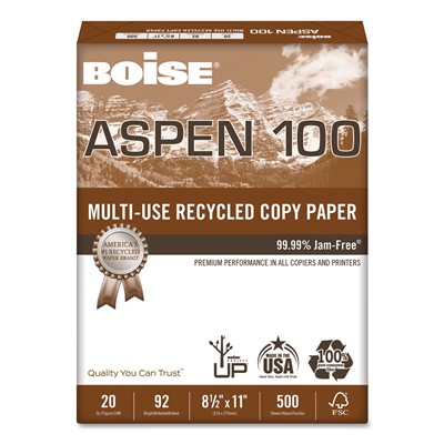 ASPEN Multi-Use Recycled Paper, 92 Brigh