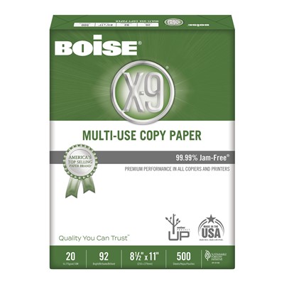 X-9 Multi-Use Copy Paper, 92 Bright, 20l
