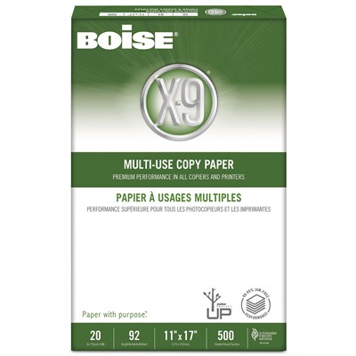 X-9 Multi-Use Copy Paper, 92 Bright, 20l