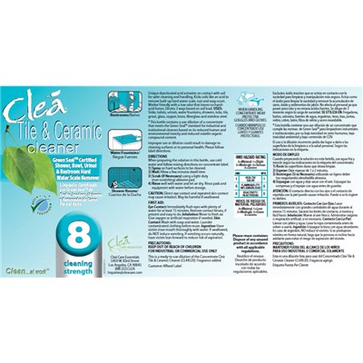 Clea Tile & Ceramic Cleaner #8 Secondary