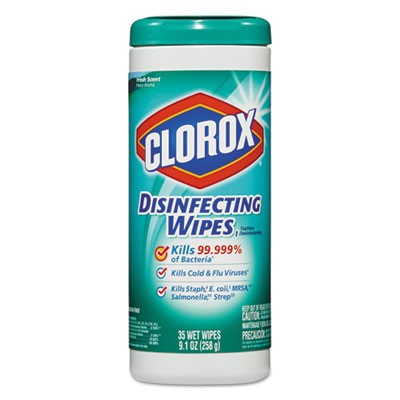 Clorox Disinfectant Wipes Fresh Scent 12