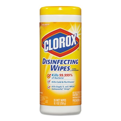 Clorox Disinfectant Wipes Lemon Fresh Sc