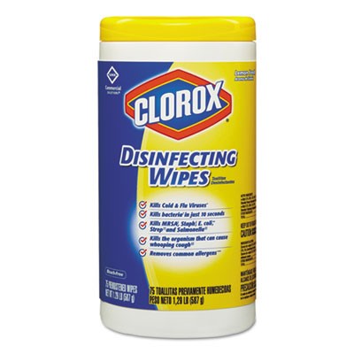 Disinfecting Wipes - Lemon Fresh, 75/can