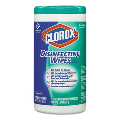 Disinfecting Wipes - Fresh 75/can 6 can/
