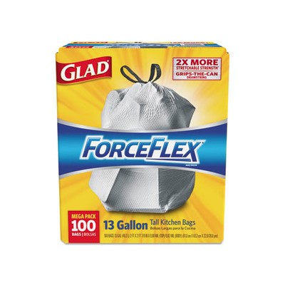ForceFlex 13gal Tall Kitchen Bag .90mil