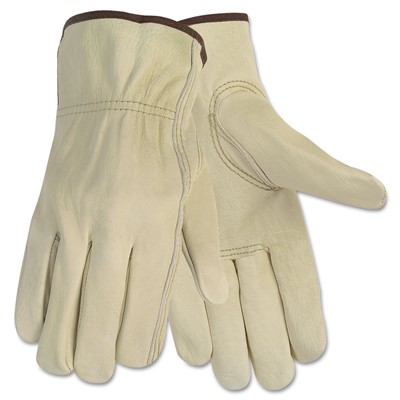 Economy Leather Driver Gloves, Medium, B