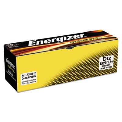Energizer Industrial D Batteries 12/pk