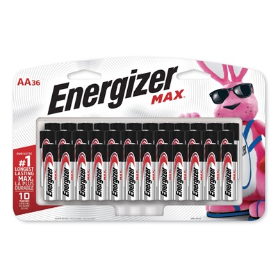Battery,Energizer,Aa,36Pk