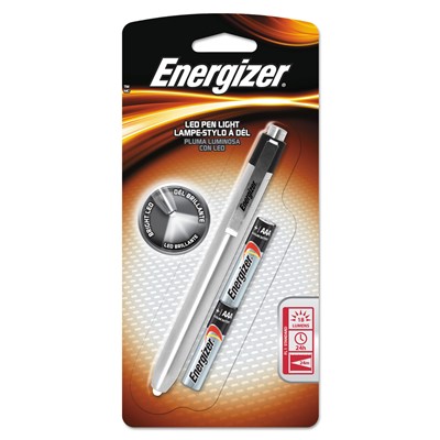 Aluminum Pen LED Flashlight, 2 AAA, Blac