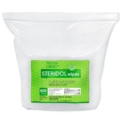 Steridol Wipes Bulk Bag 800ct 2/cs