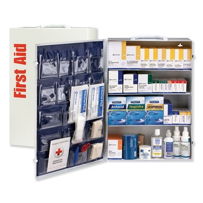 ANSI Class B+ 4 Shelf First Aid Station 