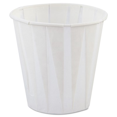 Paper Drinking Cups, 3.5oz, White, 2500/