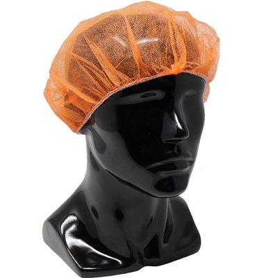Bouffant Caps, Orange, 24" 1000/case