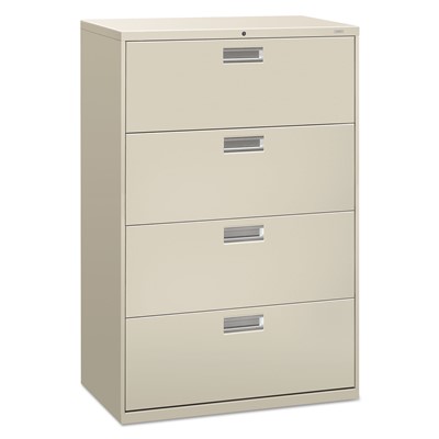 600 Series Four-Drawer Lateral File, 36w