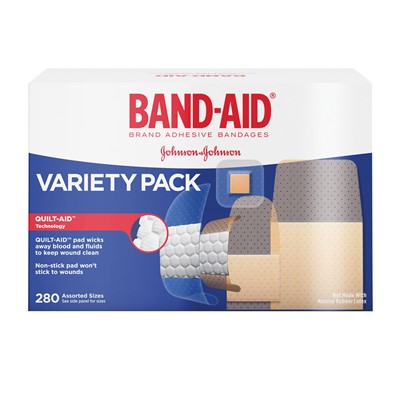 Sheer/Wet Adhesive Bandages, Assorted Si
