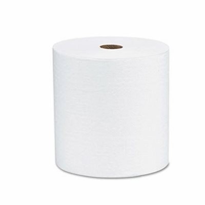 Hardwound Roll Towels, White, 800'