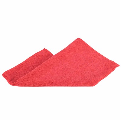 Microfiber Terry Cloth 16 x 16 Red, 12/p