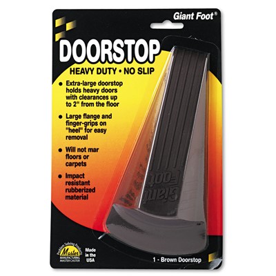 Giant Foot Doorstop, No-Slip Rubber Wedg