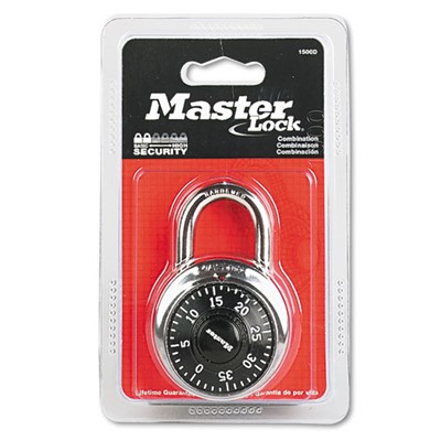 Combination Lock, Stainless Steel, 1 7/8
