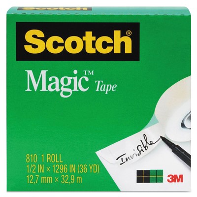 Magic Tape Refill, 3/4" x 1296", 1" Core