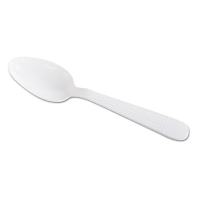 Mediumweight White Plastic Spoon 1000/cs