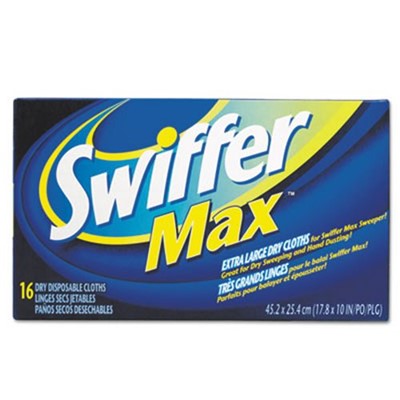 Swiffer Max Dry Refill Cloths 16/bx  6bx