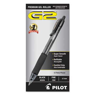 G2 Premium Retractable Gel Pen, 0.7mm, B