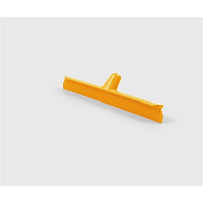 Squeegee,16" Single Rubber Blade, Yellow
