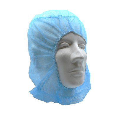 Blue Polypropylene Hood, 1000/case
